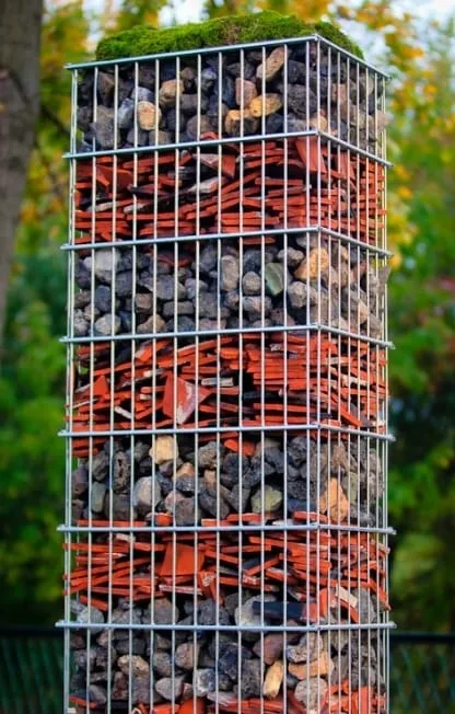 Gabion jako element małej architektury