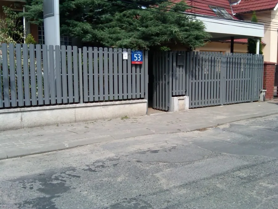 Ogrodzenie sztachetowe 02 — ogrodzenia sztachetowe, zdjęcie 1 z 6